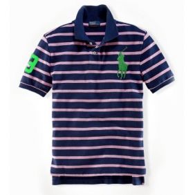 Homens Listrado Polo ralph lauren 201204-PLMT1030