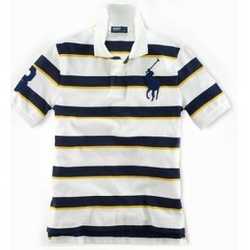 Homens Listrado Polo ralph lauren 201204-PLMT1037