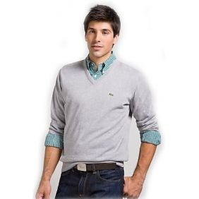 pulover lacoste   dos homens 201112-LAMSW1016