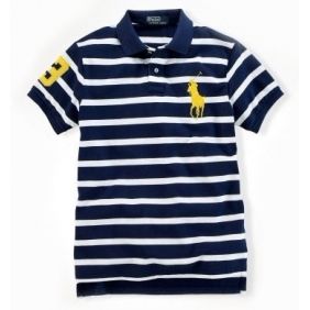 Homens Listrado Polos ralph lauren 201204-PLMT1050